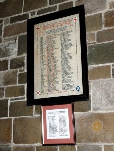 War Memorial St Nicholas Church