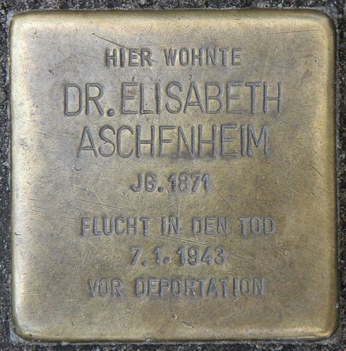 Stolperstein Schsische Strae 44