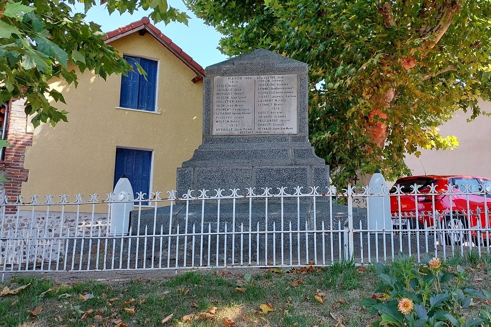 Oorlogsmonument Cuzieu