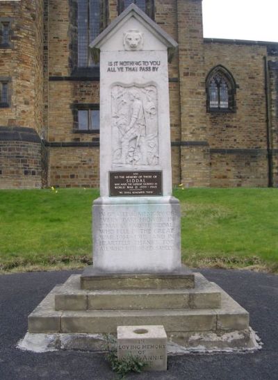 Oorlogsmonument Siddal #1