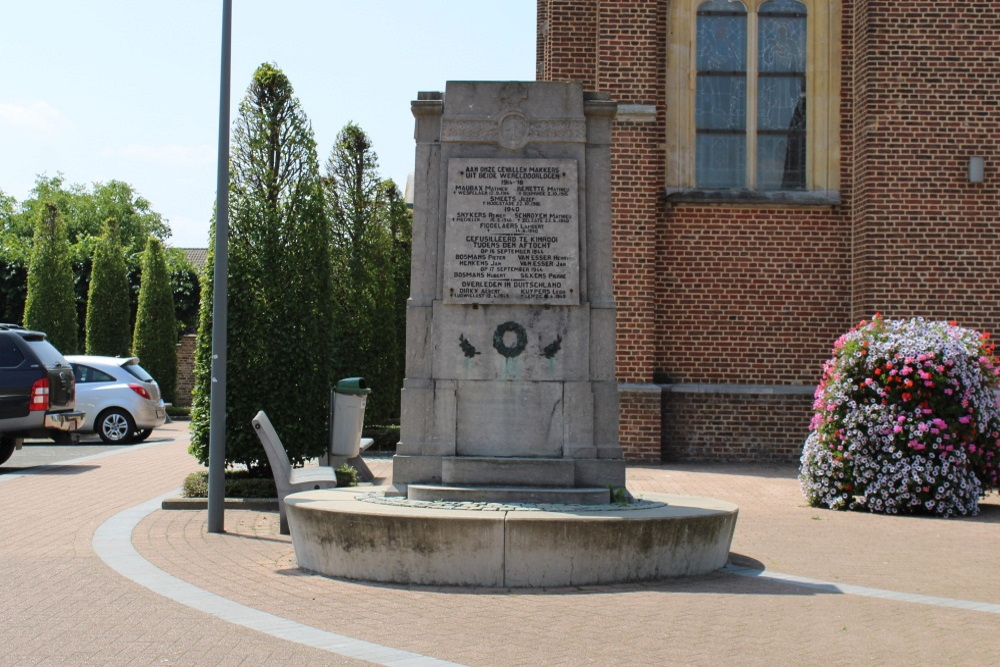 Oorlogsmonument Kinrooi