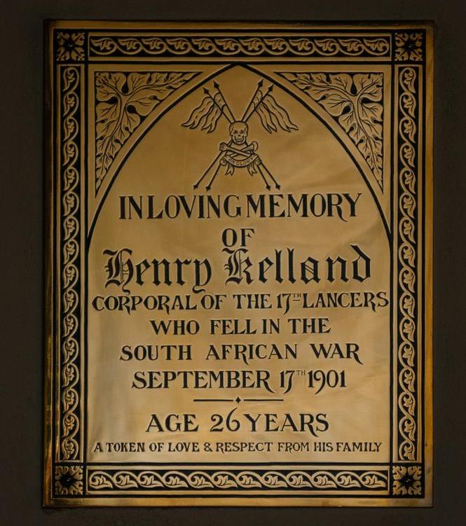Gedenkteken Corporal Henry Kelland #1