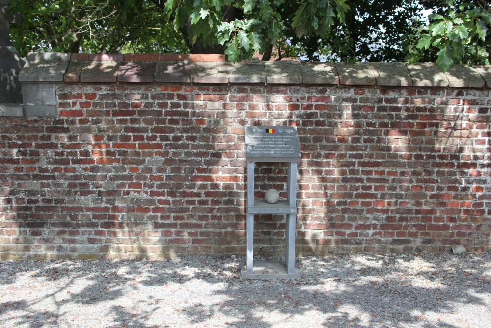 Commemorative Plate Cemetery Verlaine