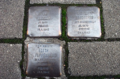 Stolpersteine Hausdorffstraße 61 #1