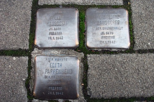 Stolpersteine Hausdorffstrae 61