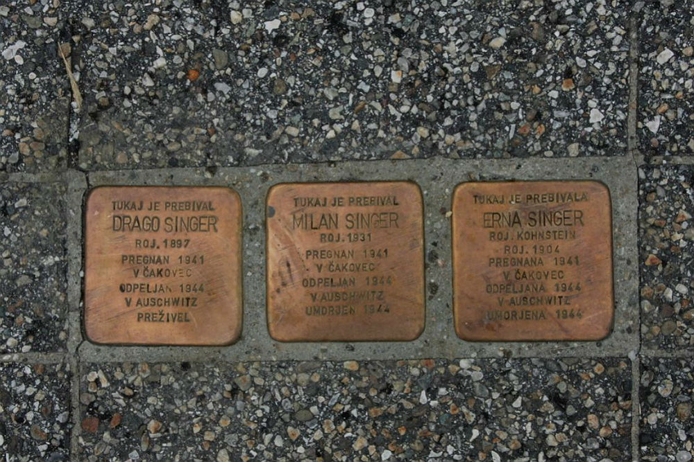 Stolpersteine Nasipna ulica 68 #1