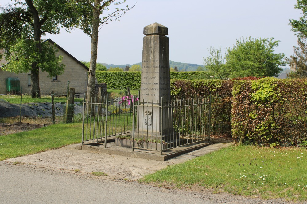 Memorial Baron Jean de Crepy, Lieutenant 4th Regiment Hussards