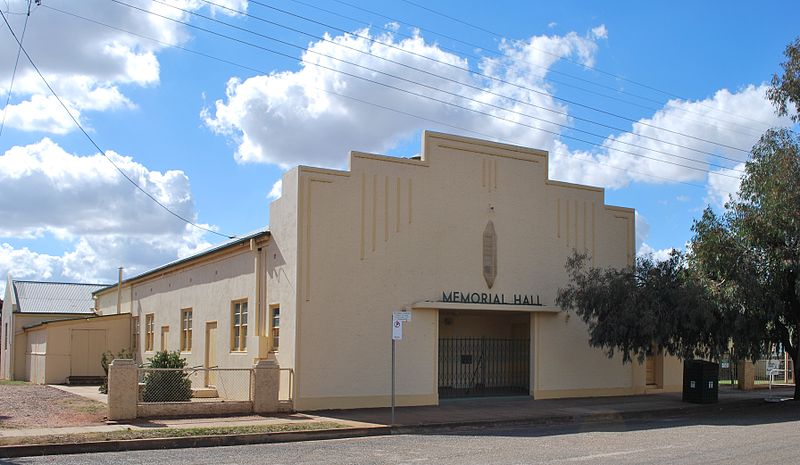 War Memorial Hall Ariah Park