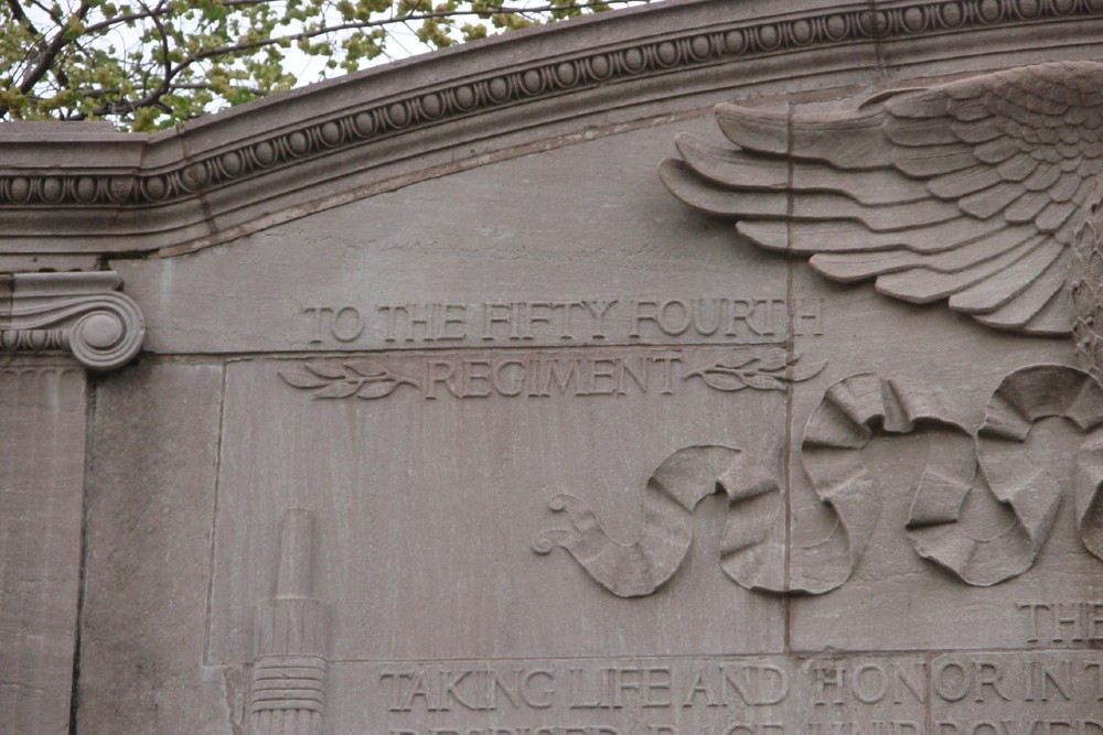 Monument Robert Gould Shaw en het 54th Regiment #3
