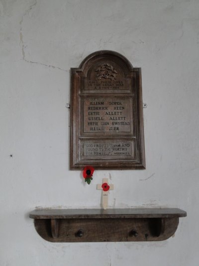 War Memorial Thurgarton Church #1