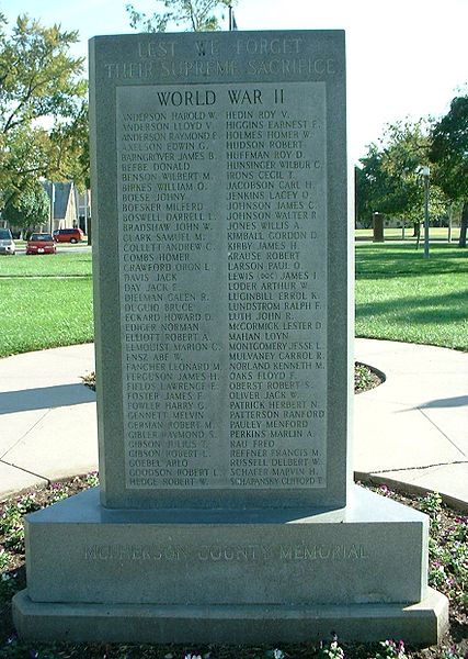 Oorlogsmonument McPherson County #2