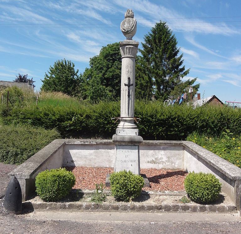 Oorlogsmonument Sons-et-Ronchres