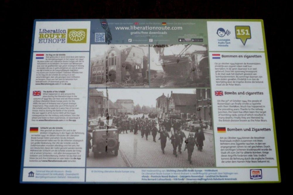 Liberation Route Marker 151: Bombs and cigarettes #2
