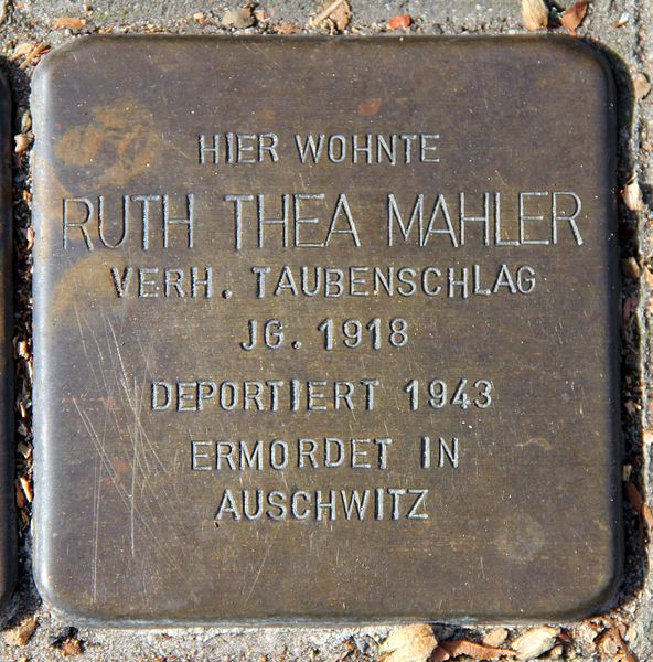 Stolpersteine Hauptstraße 165 #3