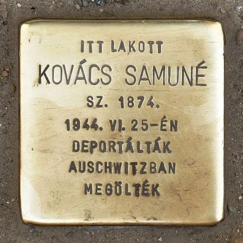 Stolperstein Somogyi utca 2 #1