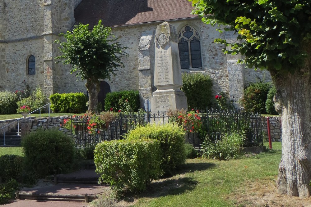 Monument Eerste Wereldoorlog Montgenost #1