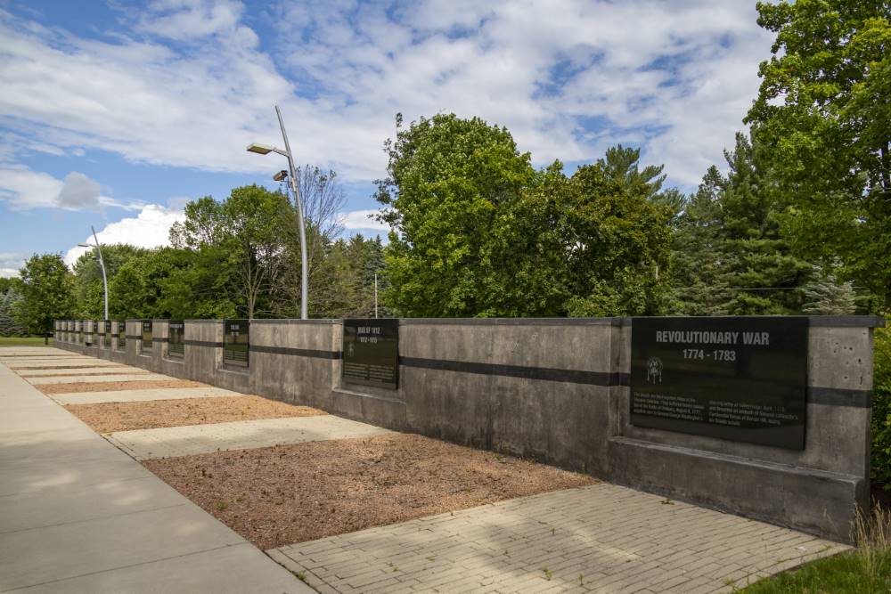 Oneida Veteran's Memorial Wall & Purple Heart Monument #3