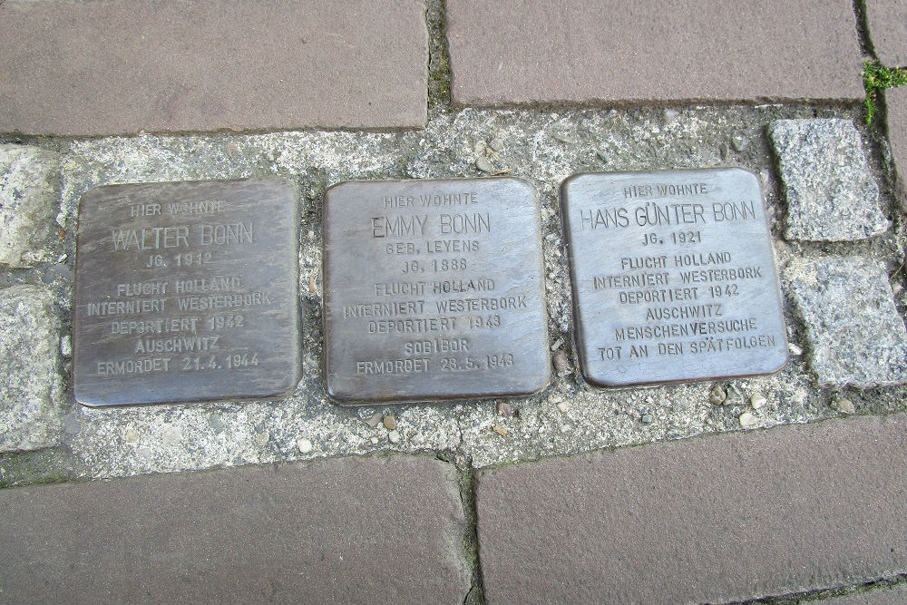 Stumbling Stones Kehrstraße 52 #1