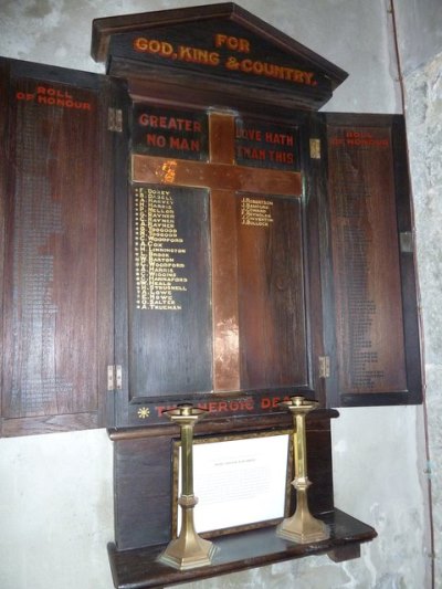 Oorlogsmonument St. Andrew Church