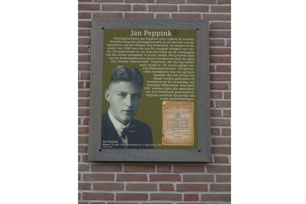 Memorial Plates De Aker Jan Peppinkstraat