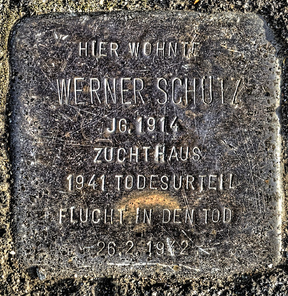 Stumbling Stone Schloßstraße 33