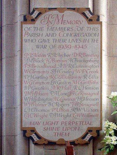 War Memorial St John the Baptist Church