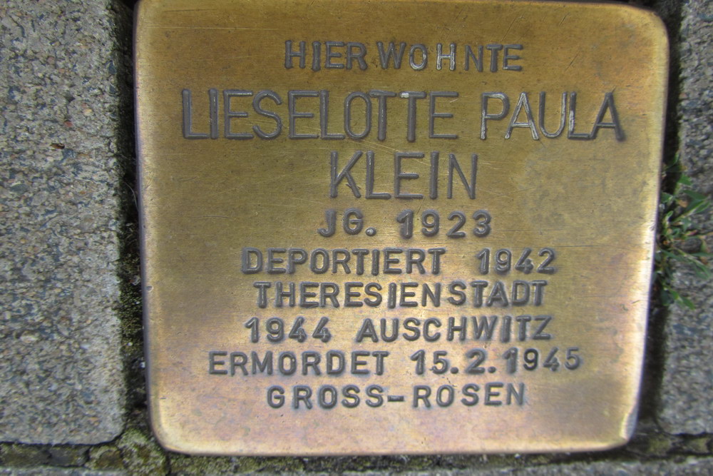 Stolpersteine Neusser Strae 574