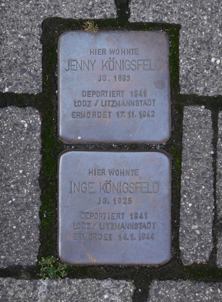 Stumbling Stones Graf Siegfried Straße 20 #2