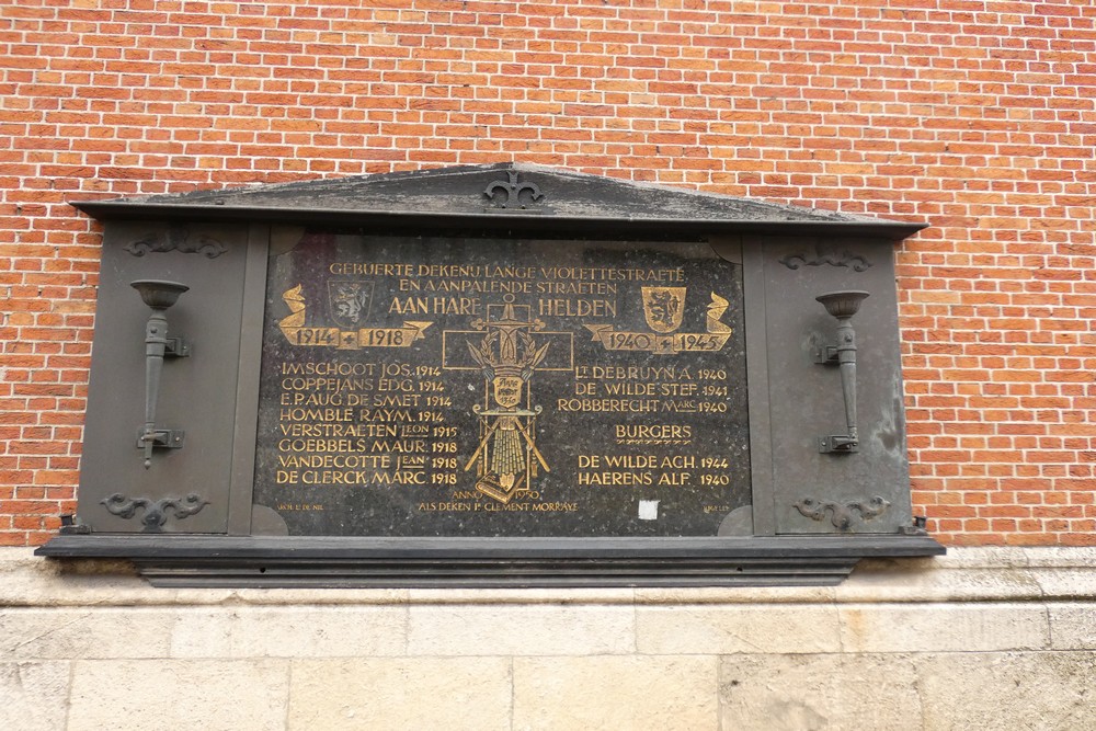 Oorlogsmonument Gent Lange Violettestraat #2