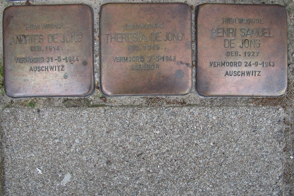 Stolpersteine Holendrechtstraat 13 #3