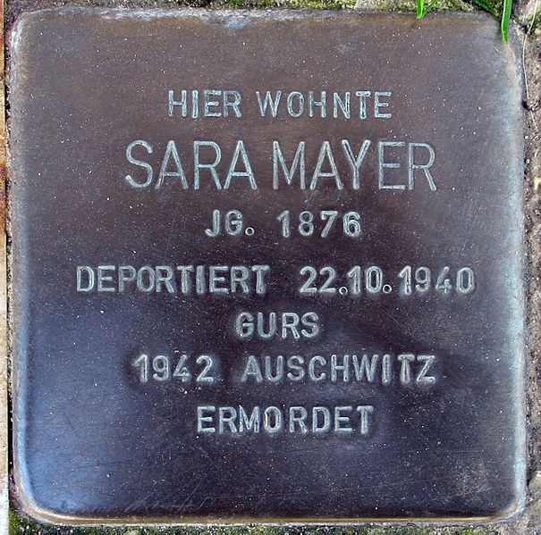 Stolpersteine Hauptstraße 27 #2