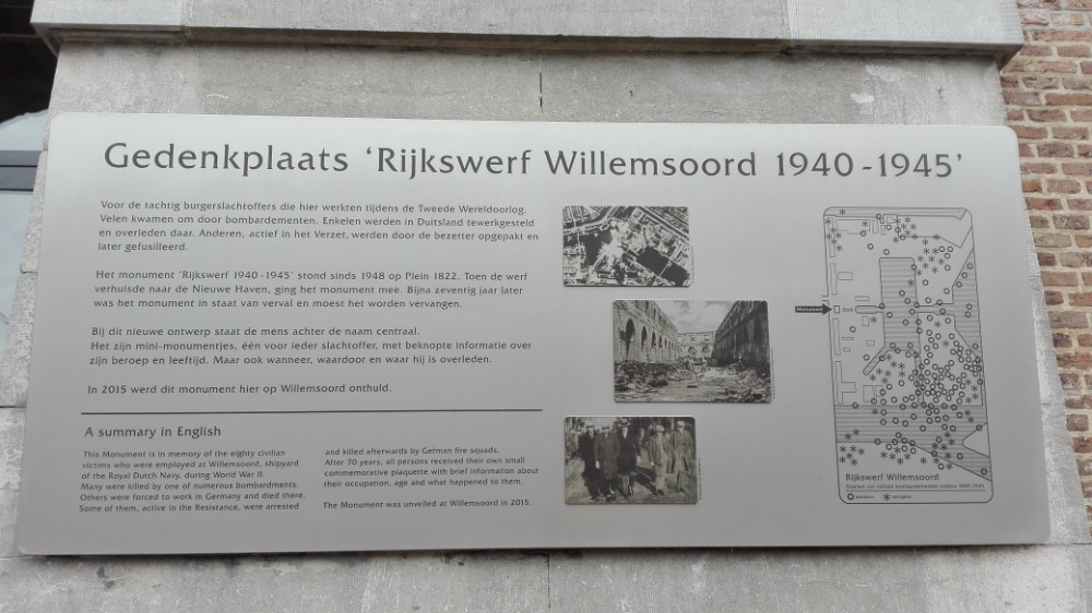 Memorial Civilian Victims Navy Yard Willemsoord Den Helder #3