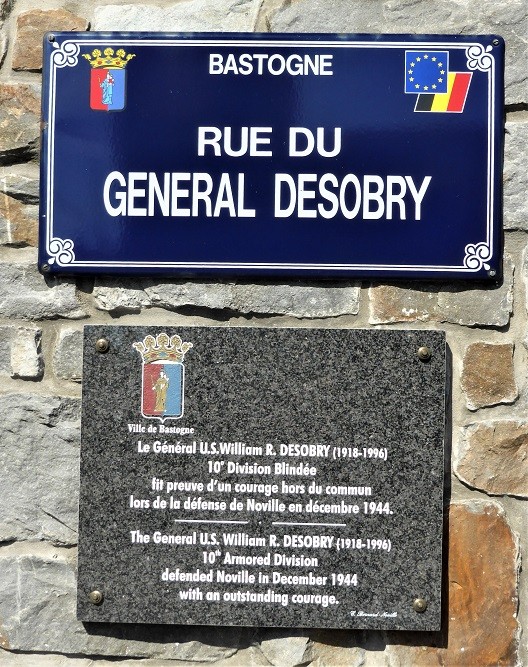 Plaque William R. Desobry (10th Armored Division) #5