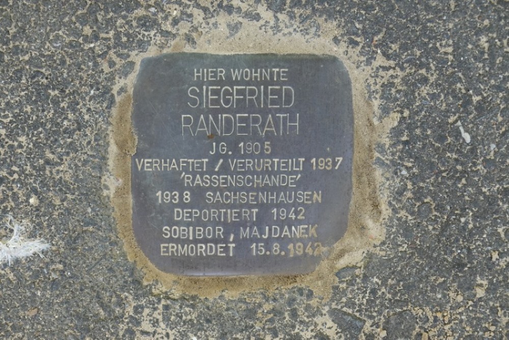 Stolperstein Laurensberger Strasse 20