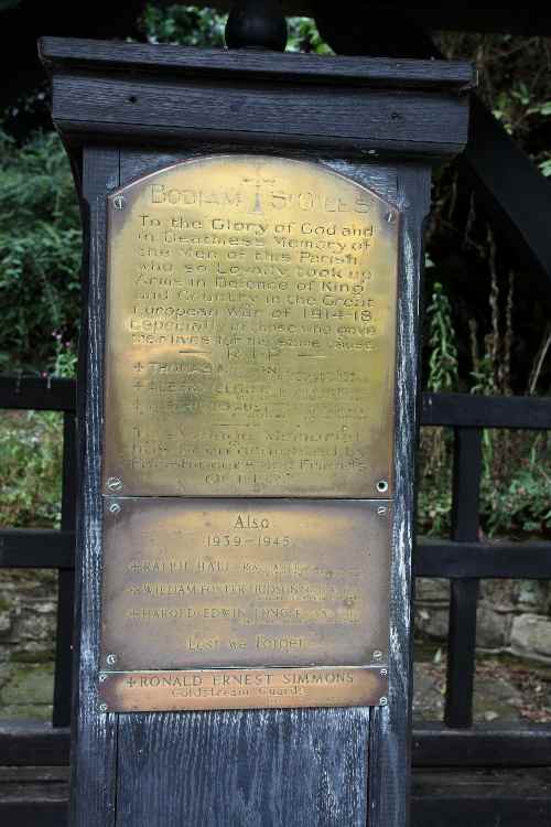 Oorlogsmonument Bodiam #2