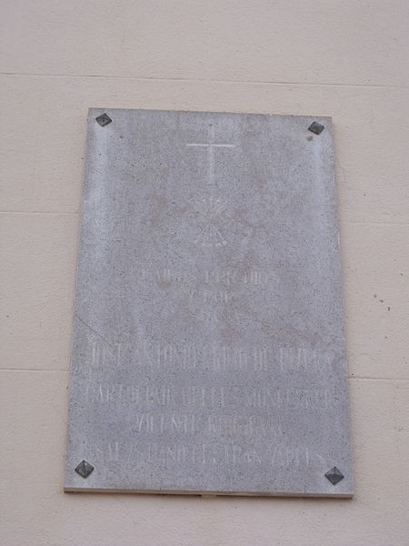 Spanish Civil War Memorial la Vall d'Alba