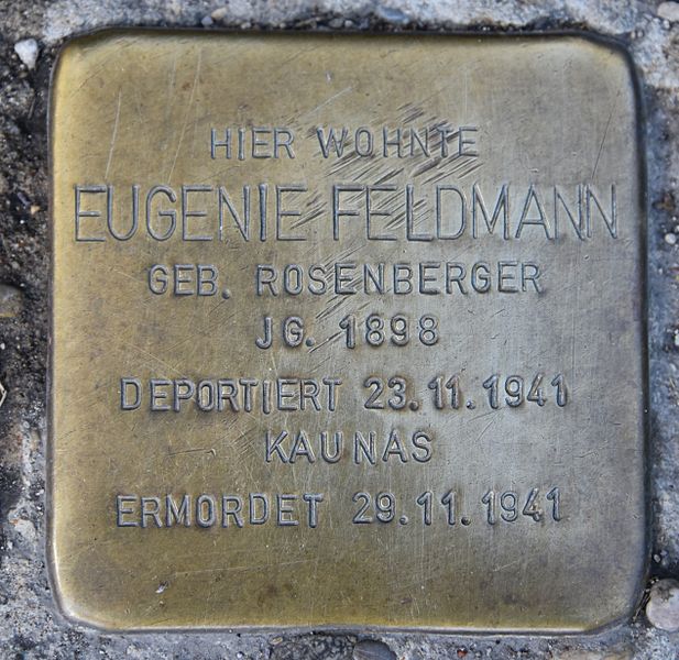 Stolpersteine Eyerspergring 7 #2