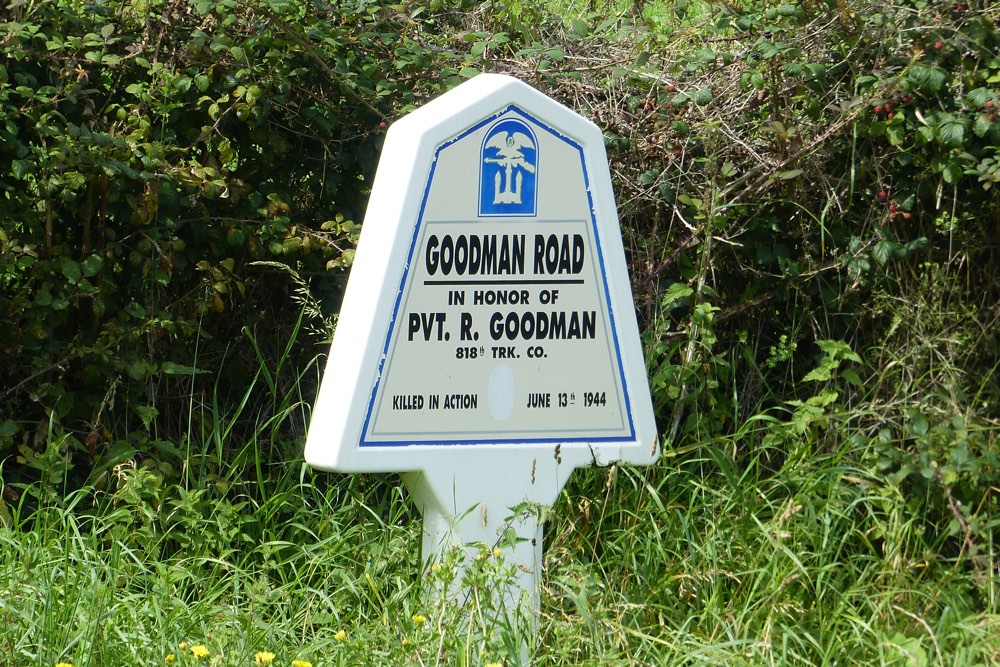 Monument Goodman Road Saint-Germain-de-Varreville
