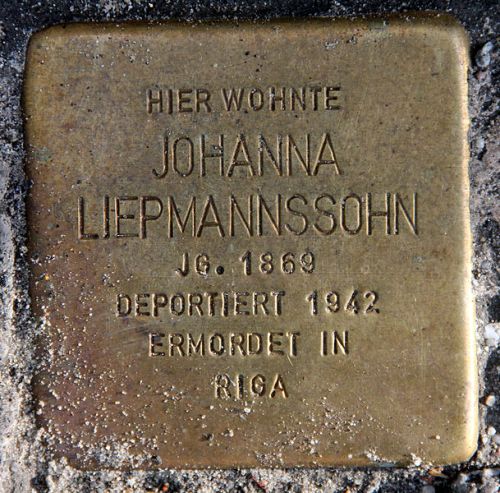 Stolpersteine Martinstraße 8 #2