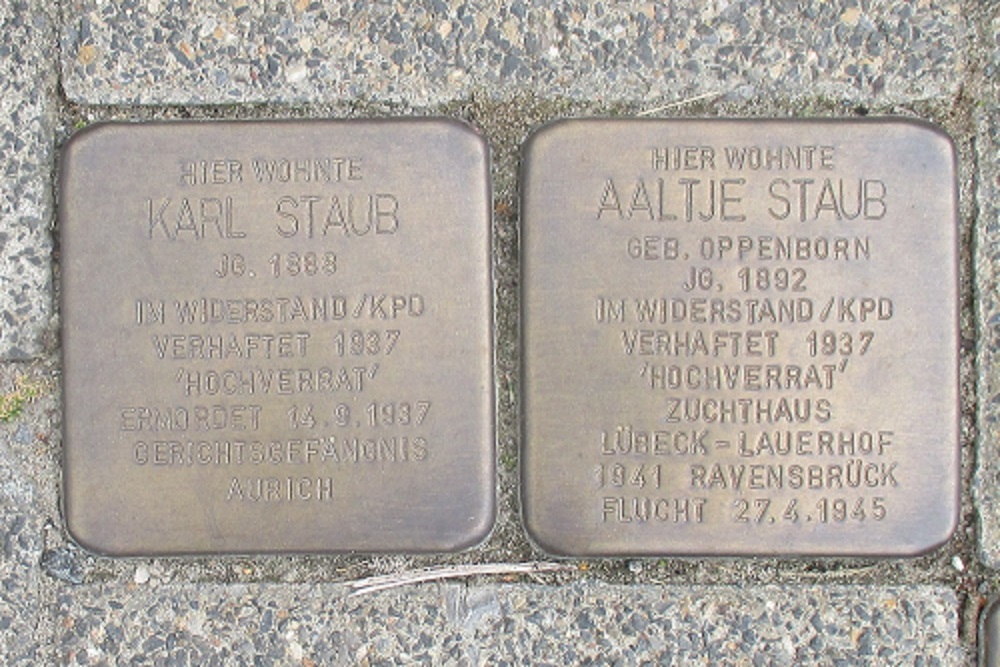 Stolpersteine Godfried-Bueren-Strae 23 #2