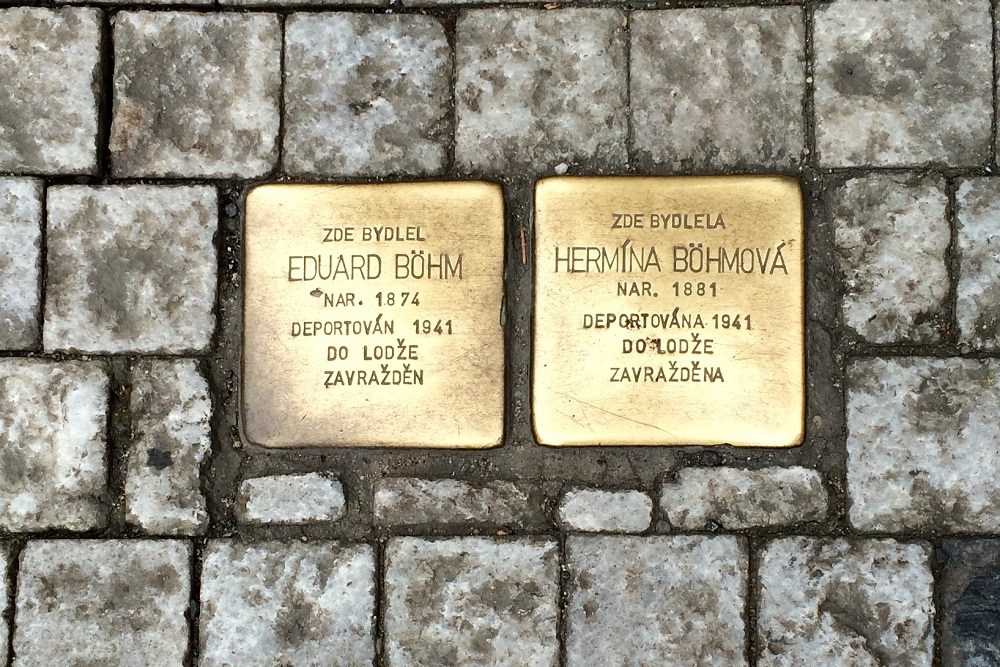 Stolpersteine Namest Franze Kafky 2 #1