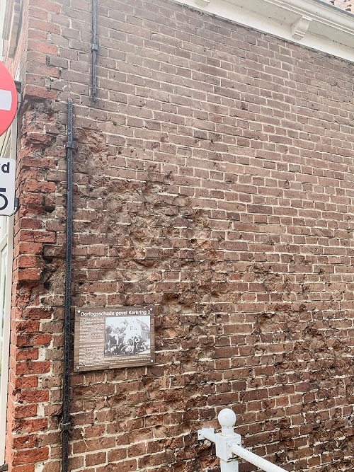 Memorial War Damage Facade Kerkring 2 Willemstad #2