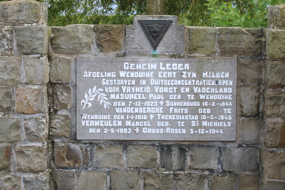 Monument Geheim Leger Wenduine #2