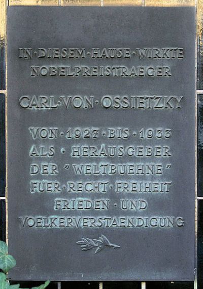 Gedenkteken Carl von Ossietzky #1