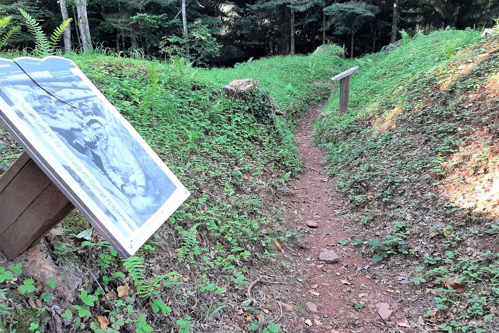 Hill 627 - Remains of Defense Lines and Trenches Ban-de-Sapt #3