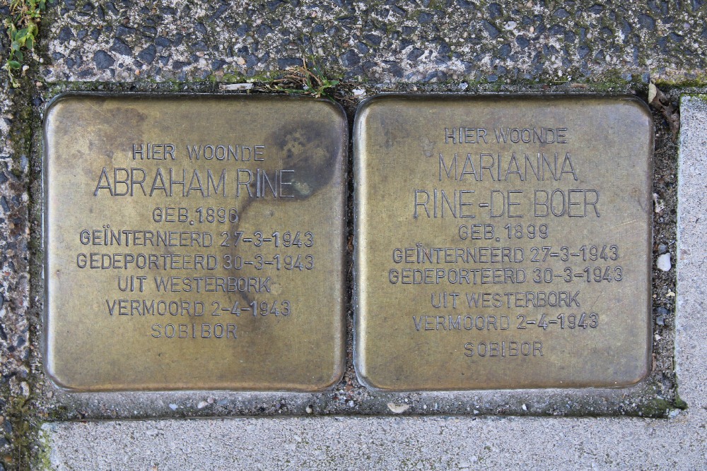 Stolpersteine Hoogte Kadijk 62