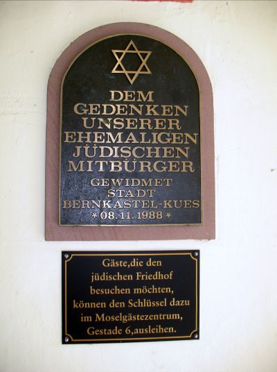 Jewish Memorial Bernkastel-Kues #2