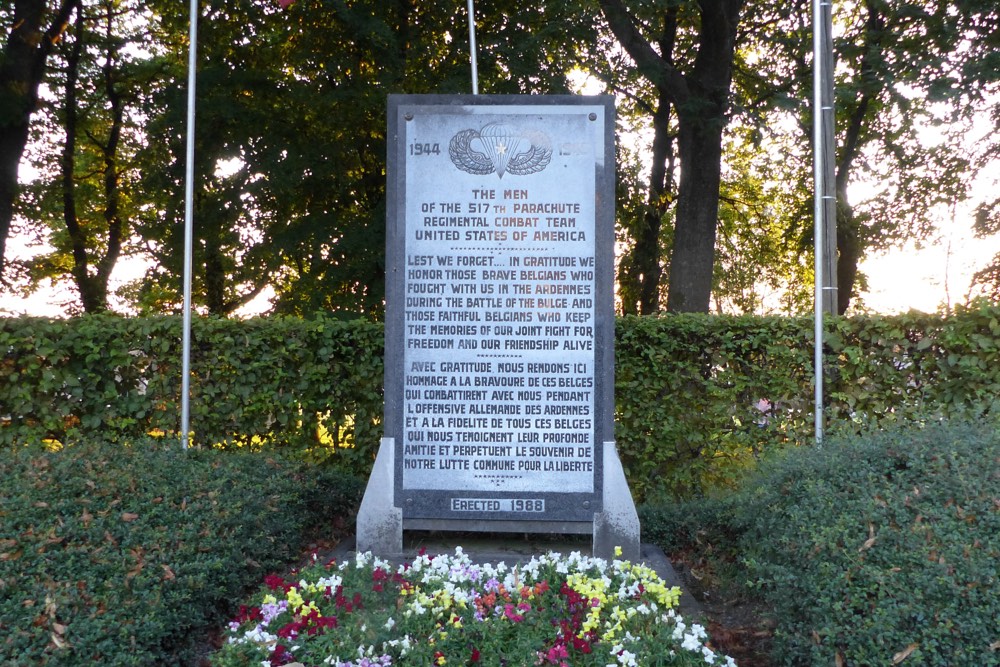 Memorial 517th Parachute RegimentWanne