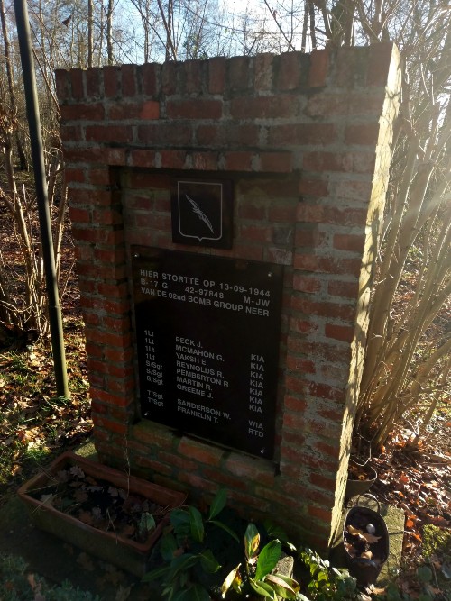 Crash Site and Memorial B-1 G Silver Wings #2