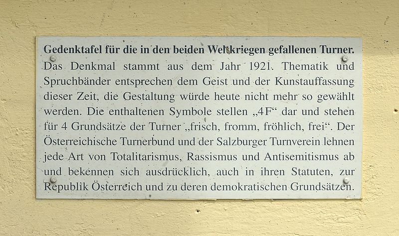 War Memorial Salzburger Turnverein #2